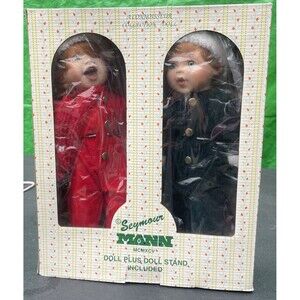Seymour Mann Lily & Billy Connoisseur Collection Porcelain Lmtd Edition Dolls